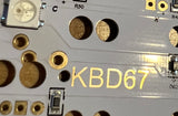 Classic Case KBD67 Kit with Case, PCB, and Brass Plate