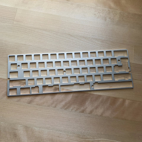 Pre-order Silver Aluminum Plate for 60% Layout